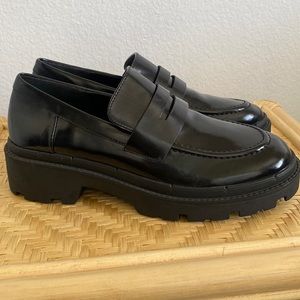 Brand new treaded zara loafers